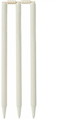 

VSM Wooden Cricket Stumps with Bails White(White)