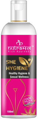 

Nutramantra She Hygiene Natural & Paraben Free- 100 ML (Pack of 2) Intimate Wash(200 ml, Pack of 2)