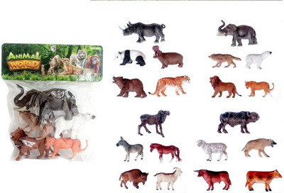

Civil Set of 20 World Different Animal For Kids-Multicolor(Multicolor)