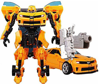 

Toy Arena Transformers Age of Extinction Bumblebee Robot to Car Converting Figure (Multicolor)