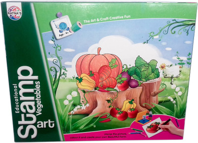 

kidoz kingdom EDUCATIONAL STAMP ART VEGETABLES SMALL
