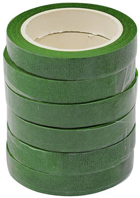 

BestUBuy Flower Making Floral Tape 12mm 6pcs Pack:- (Green)