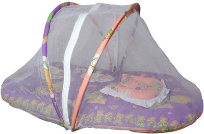

Maxplanet Toddler Mattress/Baby Carrier/Sleeping Bag With Mosquito Net-Reversible Play Gym carry cot for baby Carry Bed Jumbo(Fabric, Multicolor)