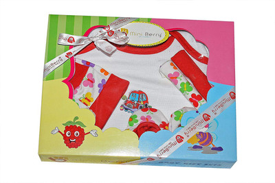 

HEALTHY BABY Gift Set-6 Pcs NEW BORN (Red)(Red)