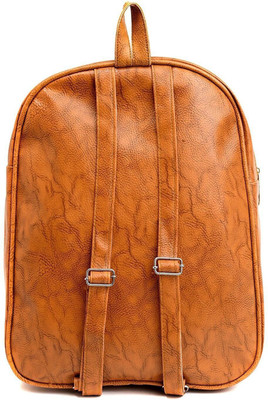 

TANSY Women's Brown Synthetic (Faux Leather) Stylish Party Wear Backpacks 2 L Backpack(Tan)