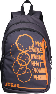 

F Gear Diamond Octa 25.0 L Backpack(Grey, Orange)