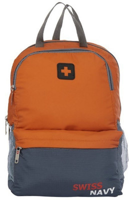 

SWISS NAVY SN_106O 21 L Backpack(Orange, Grey)