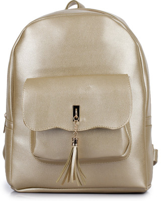 

Craveforit Stylish Formal / Casual Backpack Backpack(Gold, 5 inch)