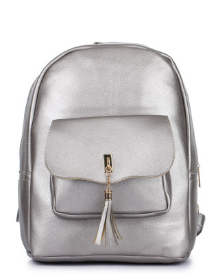 

Craveforit Stylish Formal / Casual Backpack Backpack(Silver, 5 inch)