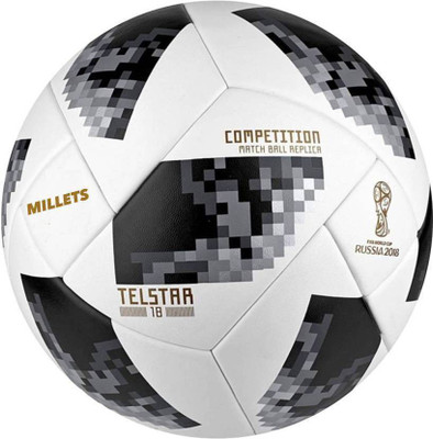 

Millets Russia 2018 Red Telstar Football - Size:  Football - Size: (Pack of 1, White