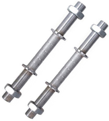 

StepInnStore STAINLESS STEEL DUMBBELL ROD WITH STEEL NUTS Weight Lifting Bar(Silver)