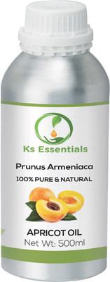 

Ks Essentials 100% Pure & Natural Therapeutic Grade Apricot Carrier Oil (500ml)(500 ml)