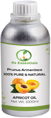 

Ks Essentials 100% Pure & Natural Apricot Carrier Oil(1000 ml)