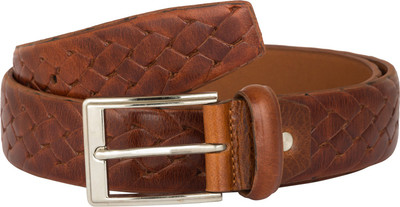

FRONC Men Casual, Party, Evening Brown Genuine Leather Belt