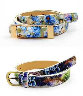 

ELS Women Casual Multicolor Artificial Leather, Synthetic Belt