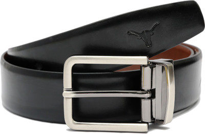 

Hidekraft Men Formal Black Genuine Leather Reversible Belt, Brand