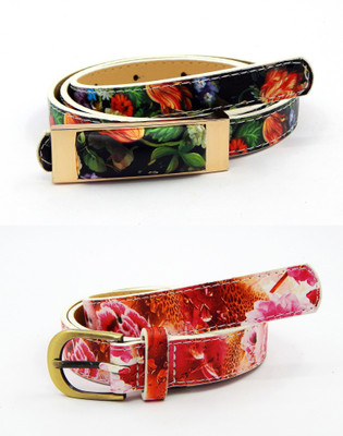 

ELS Women Casual Multicolor Artificial Leather, Synthetic Belt