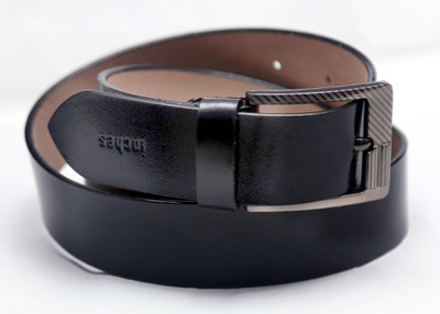 

inches pure leather Men Casual Black Genuine Leather Belt