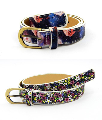 

ELS Women Casual Multicolor Artificial Leather, Synthetic Belt