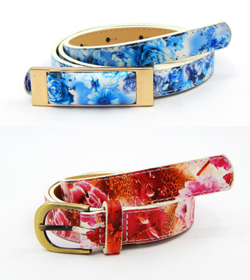 

ELS Girls Party Multicolor Artificial Leather, Synthetic Belt