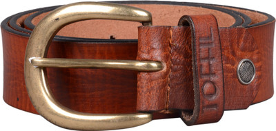 

Toffil Men Casual Brown Genuine Leather Belt