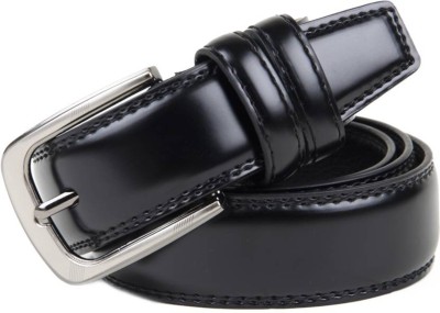 

Cyclone Men Formal Black Genuine Leather Belt