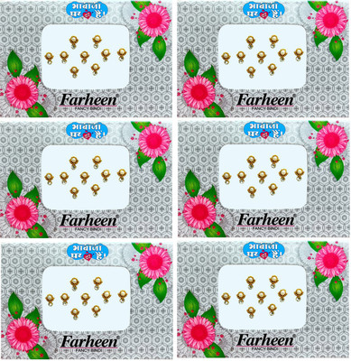

Farheen BHABHI JI GHR PER HAIN FANCY BINDI FOREHEAD Gold, Grey Bindis(INDIAN FANCY BINDI)