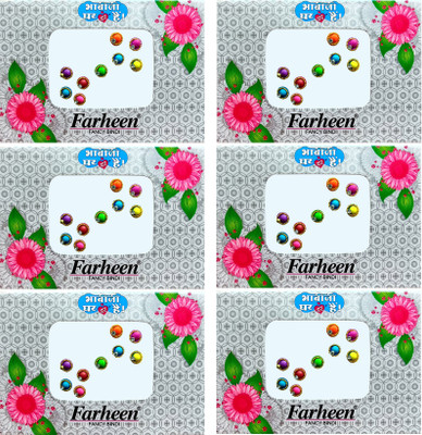 

Farheen BHABHI JI GHR PER HAIN FANCY BINDI FOREHEAD Multicolor Bindis(INDIAN FANCY BINDI)