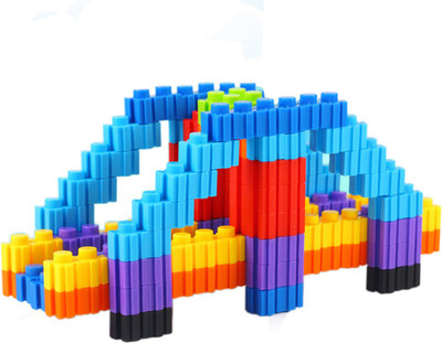 

Sanyal Mini Bricks Blocks Toys for Kids Children Colorful Plastic Variety Particles Educational Building Blocks Models - Multi-color(Multicolor)