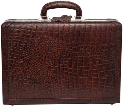 

Hifly Bag Cum Office File Bag Medium Briefcase - For Men(Brown)