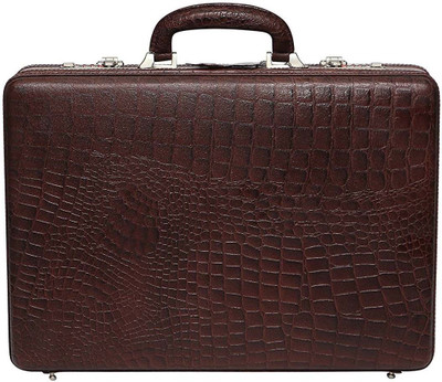 

Hifly Bag Cum Office File Bag Medium Briefcase - For Men(Brown)