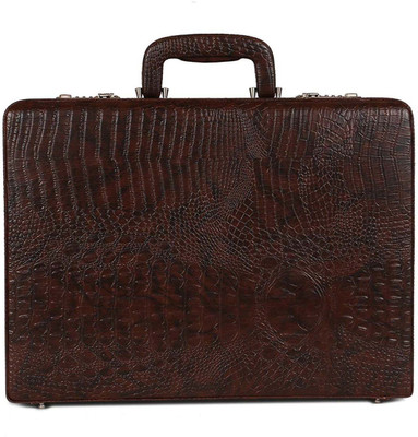 

Hifly Bag Cum Office File Bag Medium Briefcase - For Men(Brown)