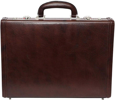 

Hifly Bag Cum Office File Bag Medium Briefcase - For Men(Brown)