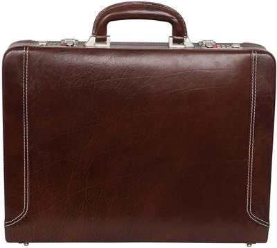 

Hifly Bag Cum Office File Bag Medium Briefcase - For Men(Brown)