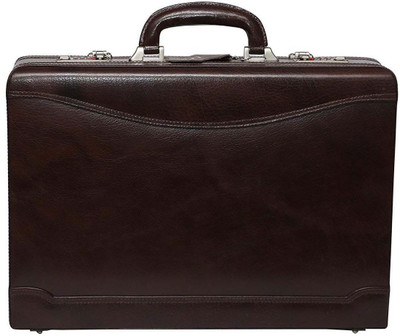 

Hifly Bag Cum Office File Bag Medium Briefcase - For Men(Brown)