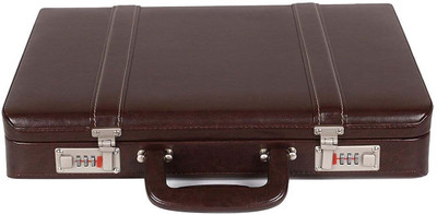 Hifly Bag Cum Office File Bag Medium Briefcase - For Men(Brown)