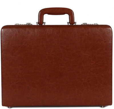 

Hifly Bag Cum Office File Bag Medium Briefcase - For Men(Brown)