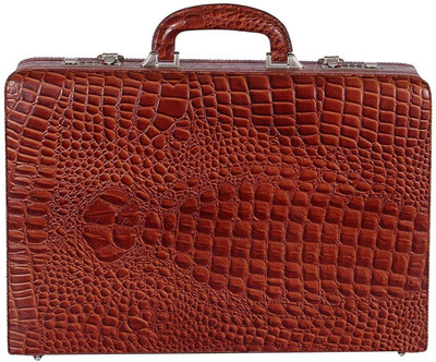 

Hifly Bag Cum Office File Bag Medium Briefcase - For Men(Brown)