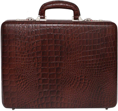 

Hifly Bag Cum Office File Bag Medium Briefcase - For Men(Brown)