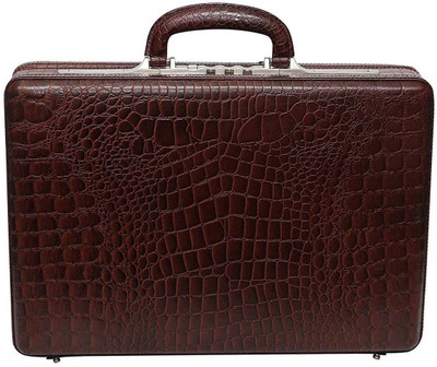 

Hifly Bag Cum Office File Bag Medium Briefcase - For Men(Brown)