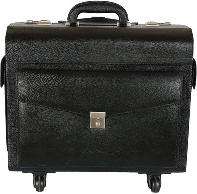 

Hifly Bag Cum Office File Bag Medium Briefcase - For Men(Black)