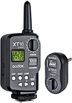 

GODOX XT-16 Wireless Radio-Controlled Flash Trigger Camera Remote Control(Black)