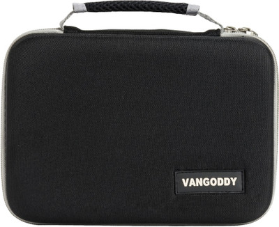 

VanGoddy Harlin Durable Hard Cover Protector Case with Handle Camera Bag(Black, Grey)