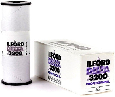 

ilford DELTA 3200 BLACK AND WHIE FILM 120 FILM ROLL Film Roll(No 120 ISO Pack of 1)