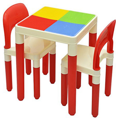 

STEPUPP Table And Chair For kids (Set Of 2) (Red)(Red)
