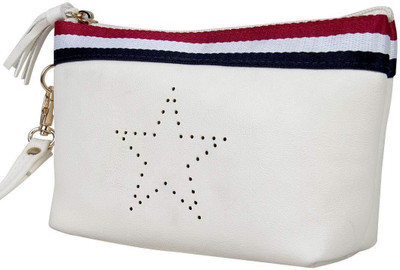 

Zureni Casual White Clutch