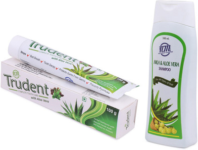 

TCM Tooth Paste With Shampoo Combo Pack(Set of 2)