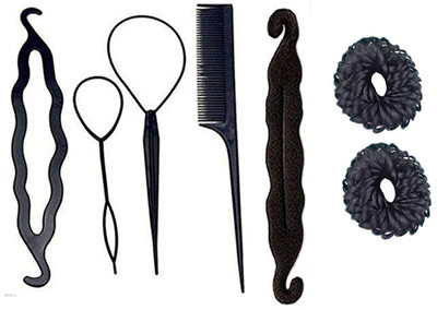 

GaDinStylo Hair Tool Kit (Set of 7) for Women/ Girls(Set of 7)