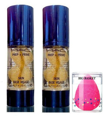 

big basket Sponge Puff, PRE+PRIME Skin Base Visage Face Primer Gel Set of 2(Set of 3)