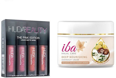 

iba halal care iba deep nourishing cream with pink lipstick(Set of 2)